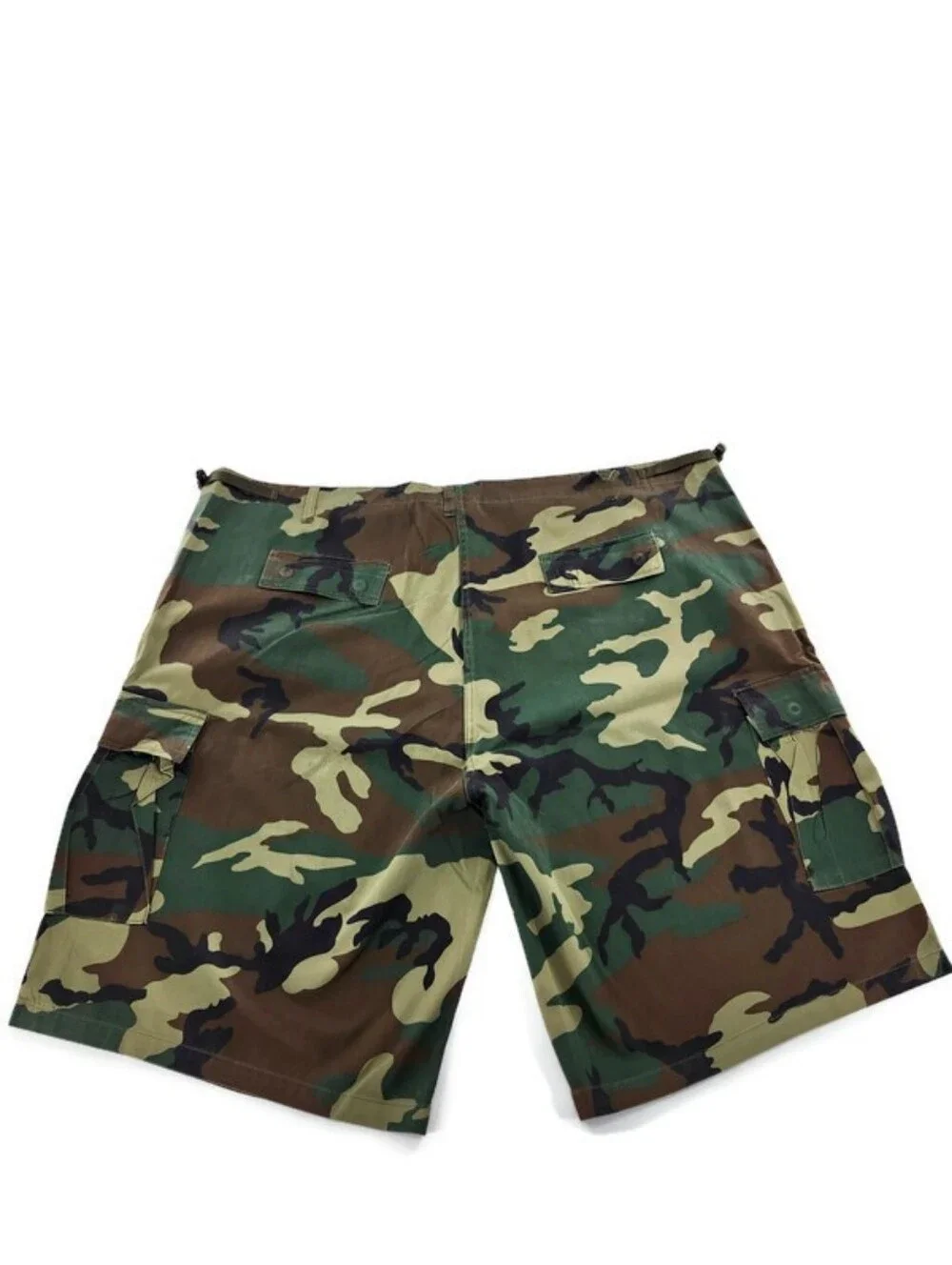 Rothco Ultra Force B.D.U. Camo Print Button Fly Lightweight Cargo  Shorts
